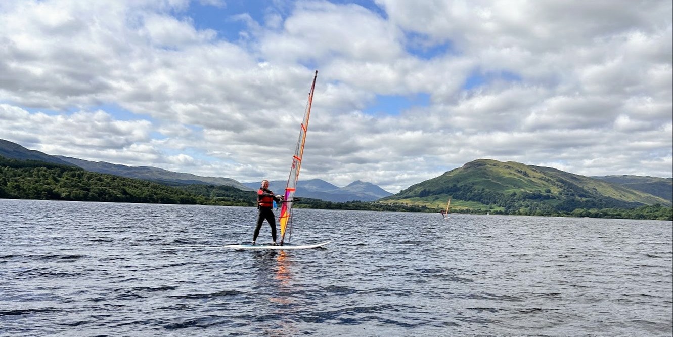 rob windsurfing